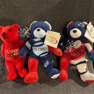 Collectable US OPEN TENNIS Commemorative Souvenir Bears